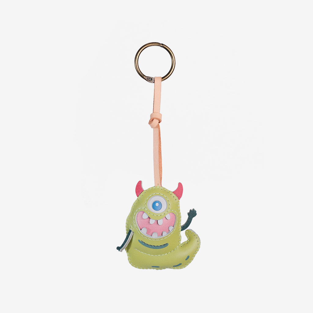 Mike Monster Leather Bag Charm-234