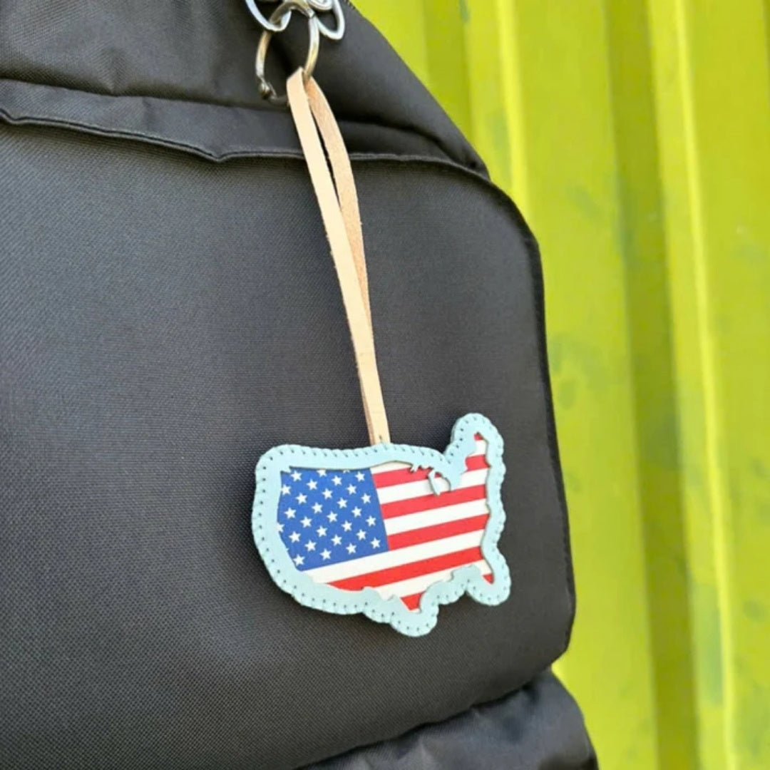 Nation Collection Leather Charm