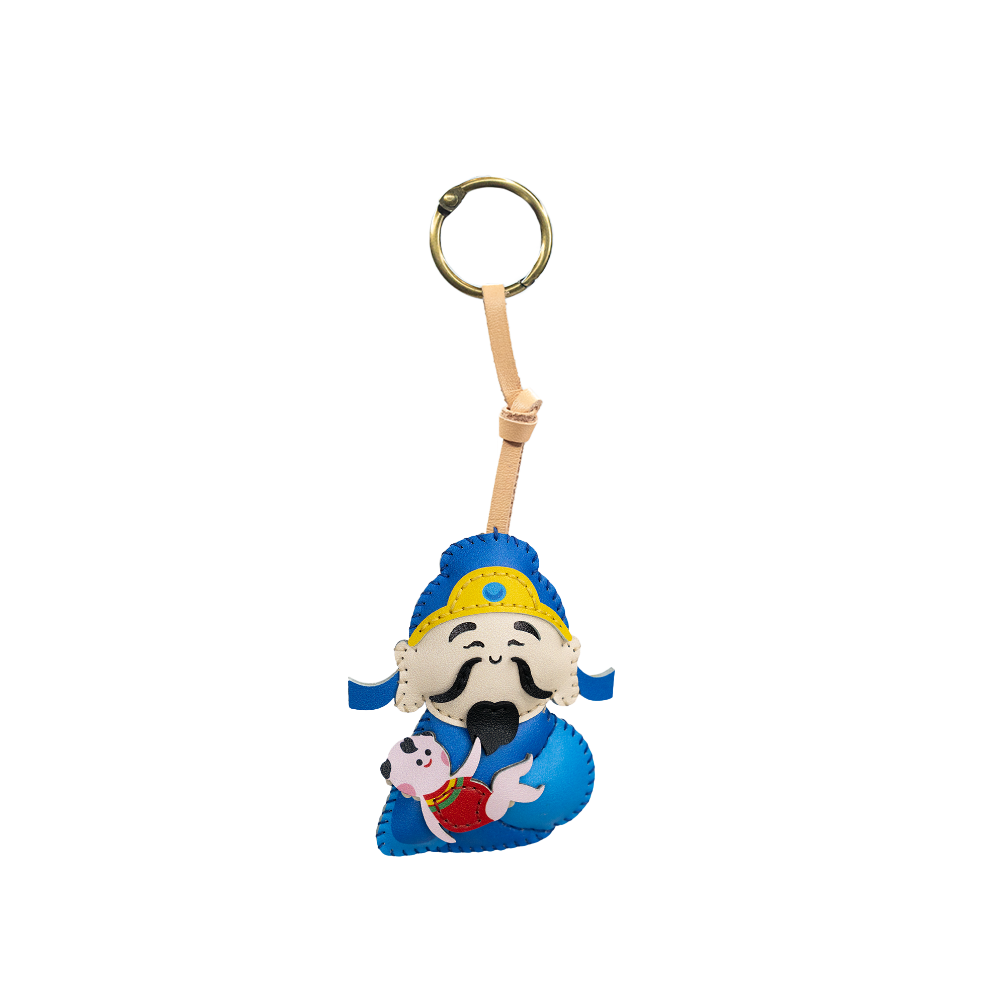 The Three Gods Leather Bag Charm