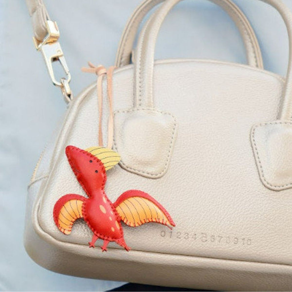  Pterosaur Leather Bag Charm-383