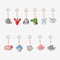 Sea Collection Leather Bag Charm