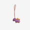 Stegosaurus Leather Bag Charm