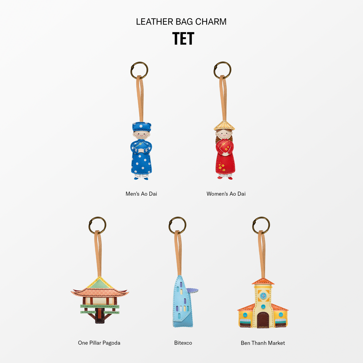 Tet Viet Nam Leather Charm