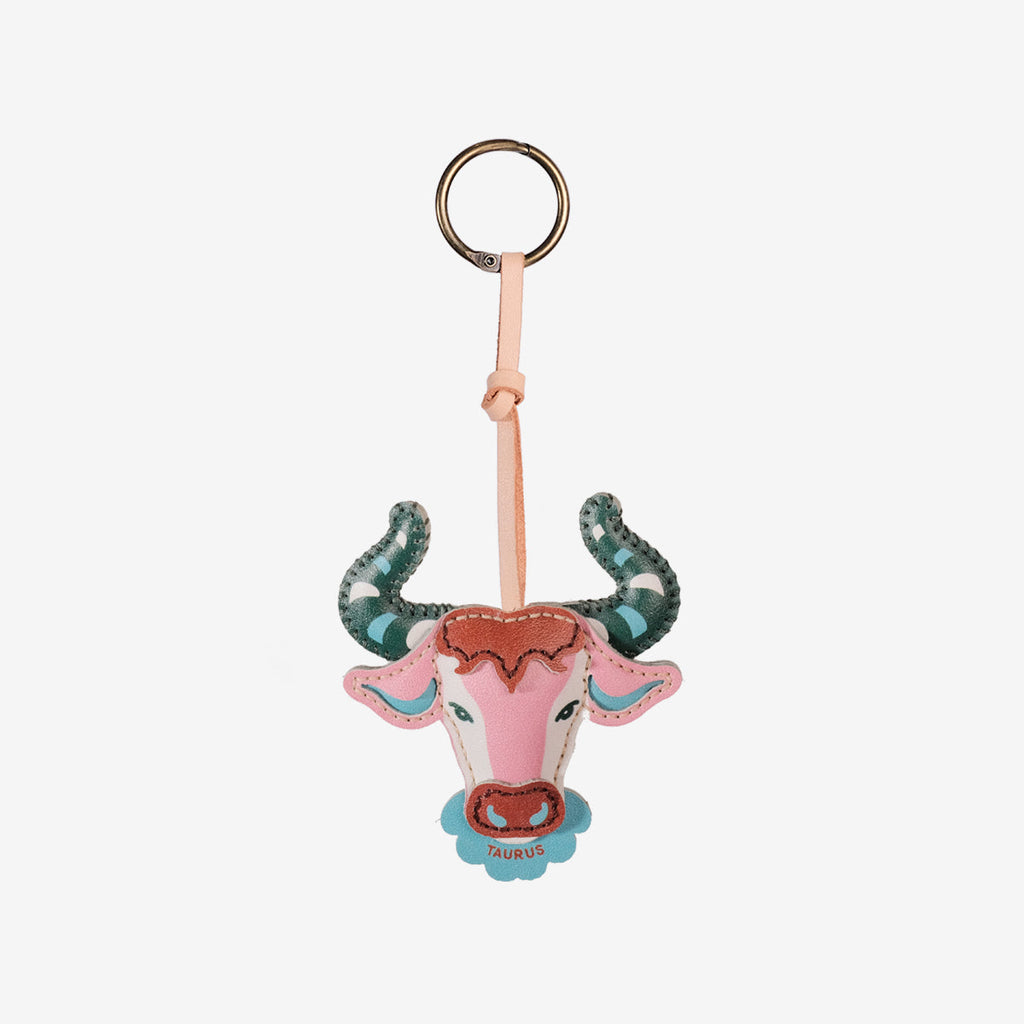 Taurus Leather Bag Charm-330