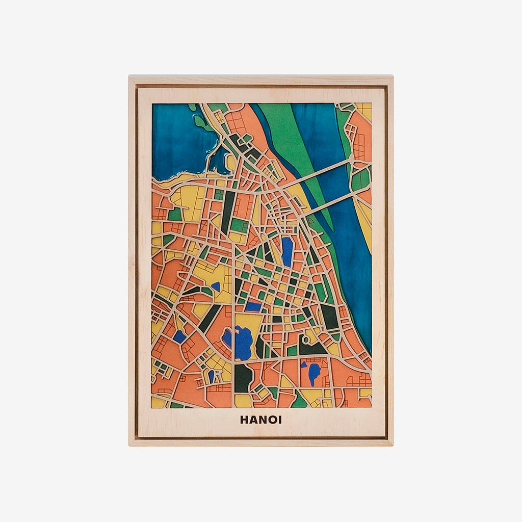  Vietnam Wooden City Map Collection-533