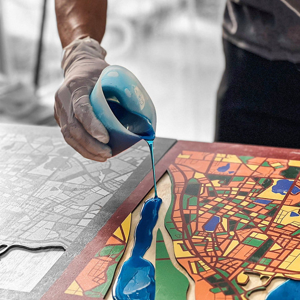  Vietnam Wooden City Map Collection-536