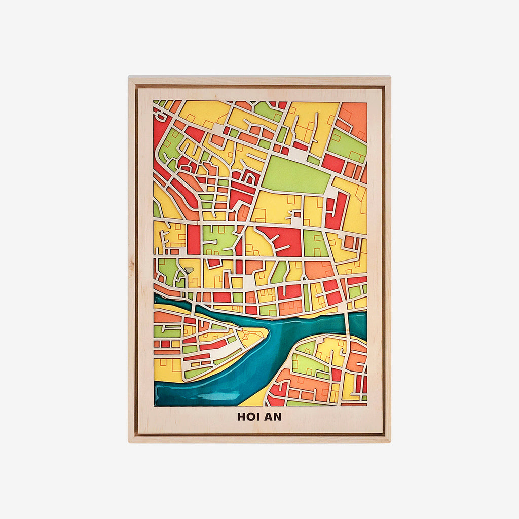  Vietnam Wooden City Map Collection-537