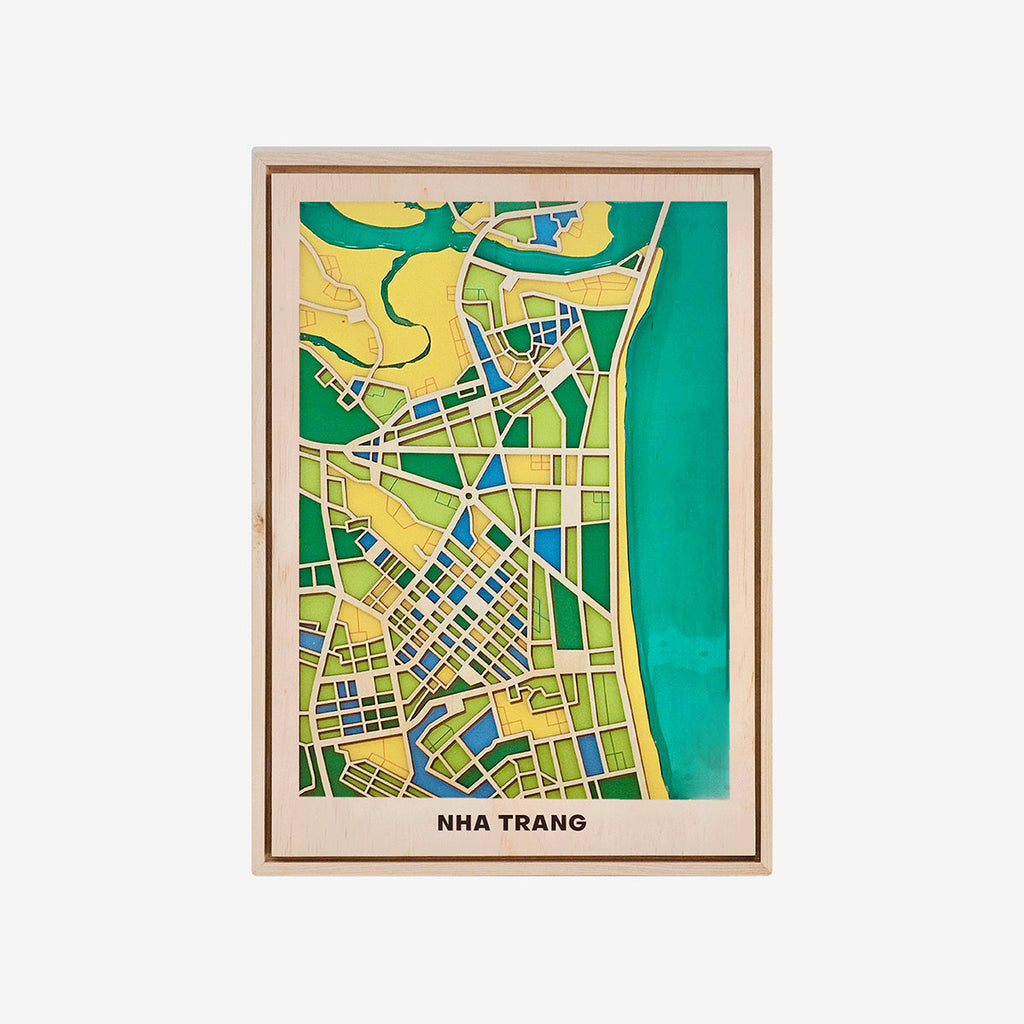  Vietnam Wooden City Map Collection-540