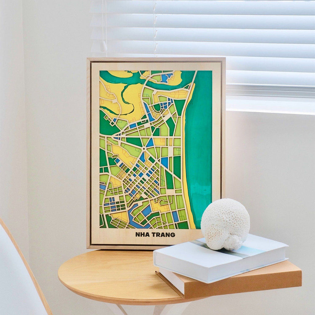  Vietnam Wooden City Map Collection-541