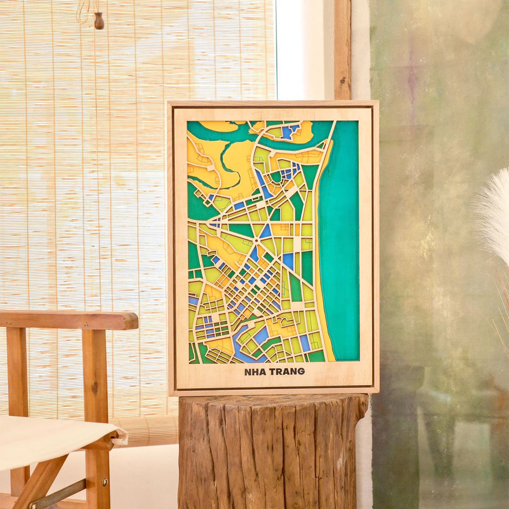  Vietnam Wooden City Map Collection-542