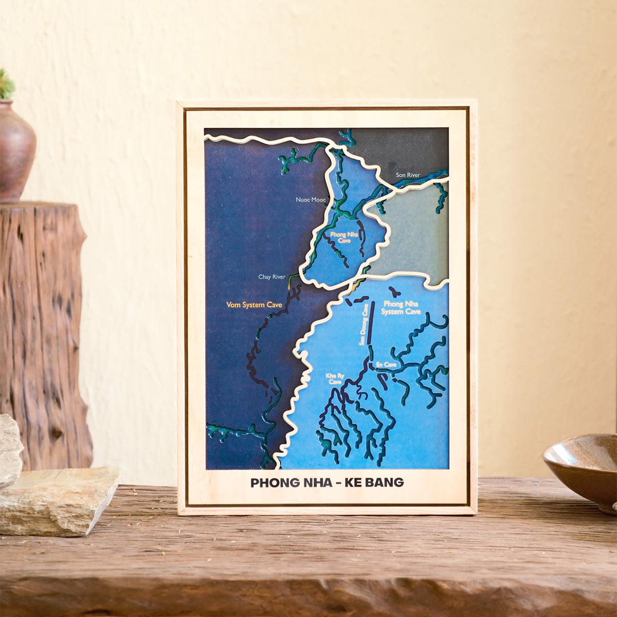  Vietnam Wooden City Map Collection-545