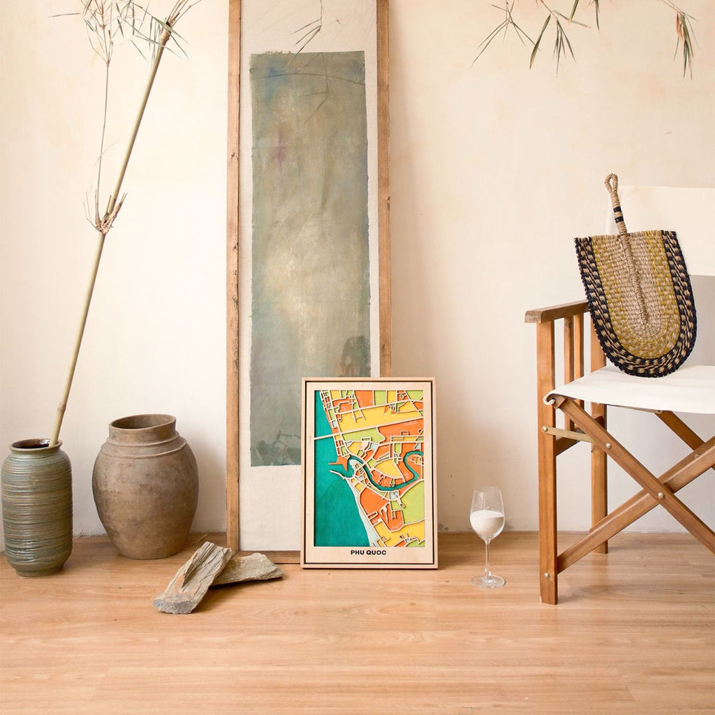  Vietnam Wooden City Map Collection-549