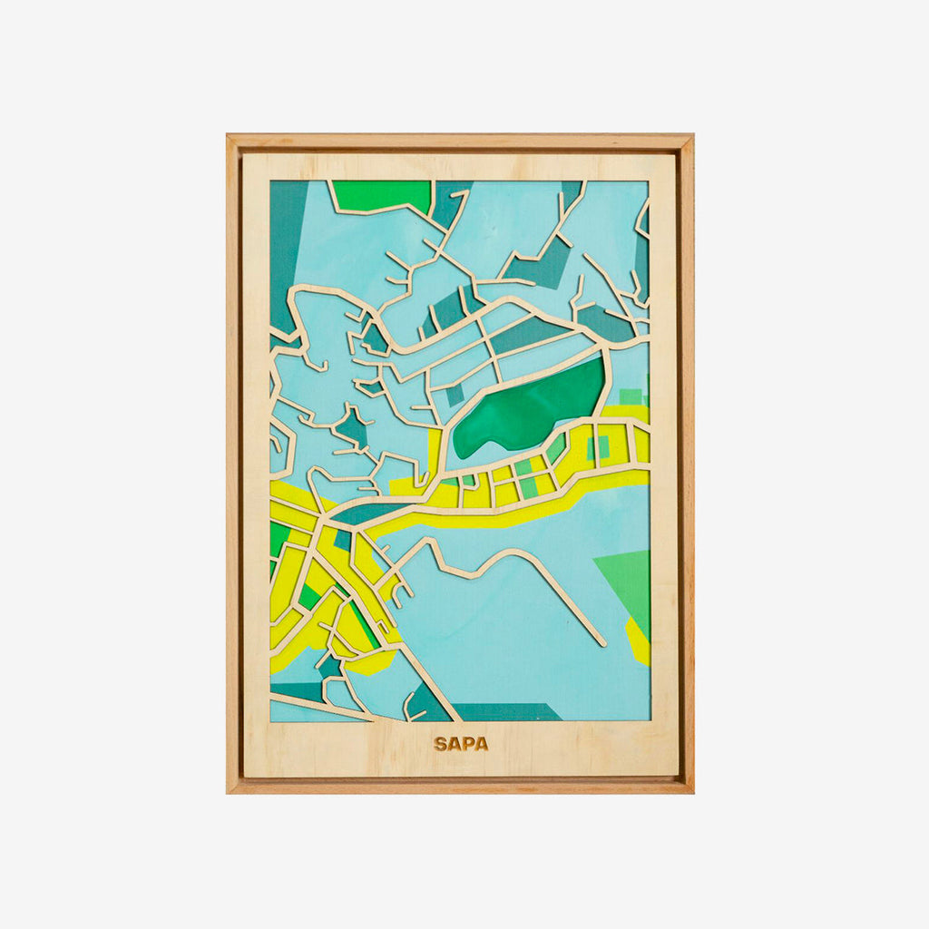  Vietnam Wooden City Map Collection-554