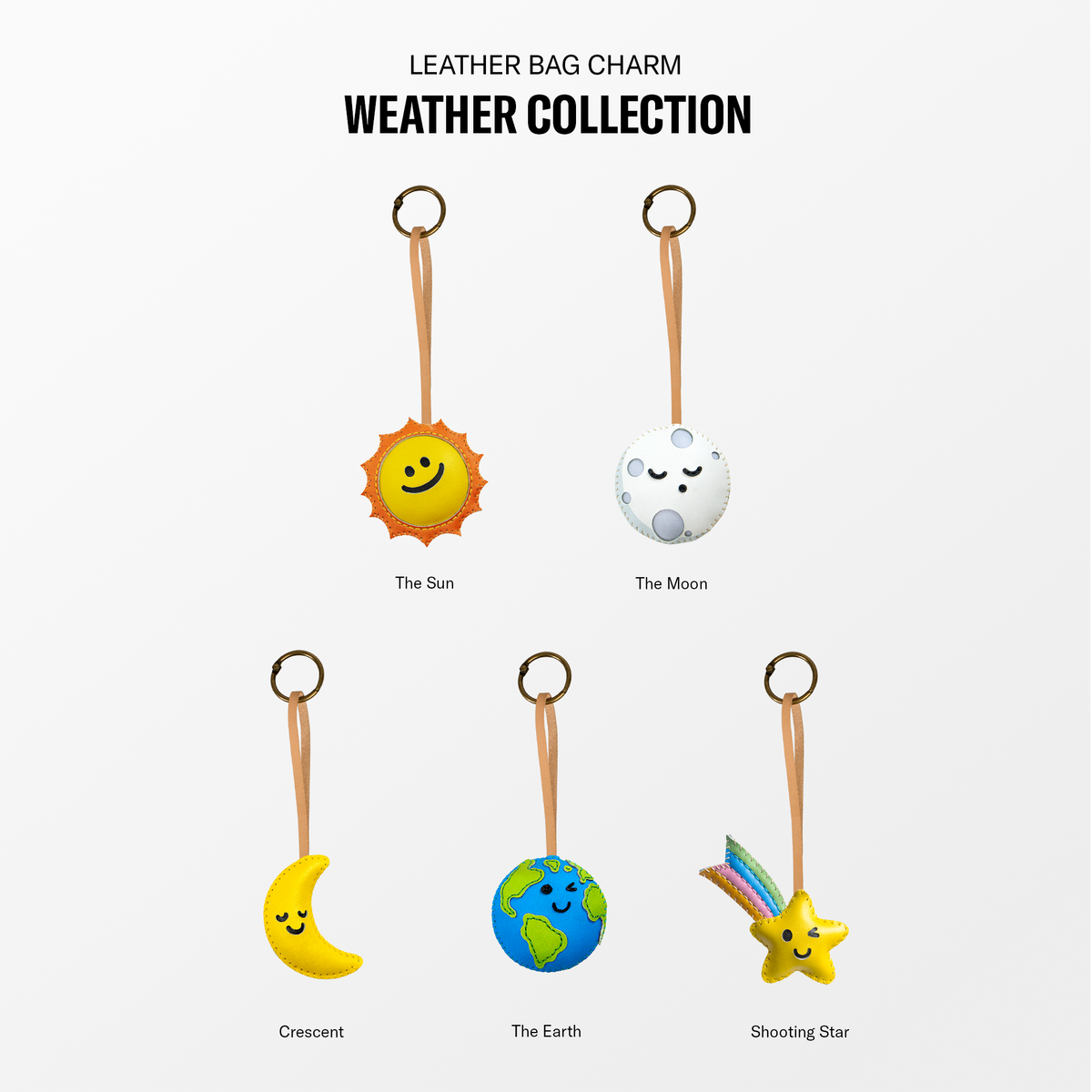 Weather Collection Leather Charm