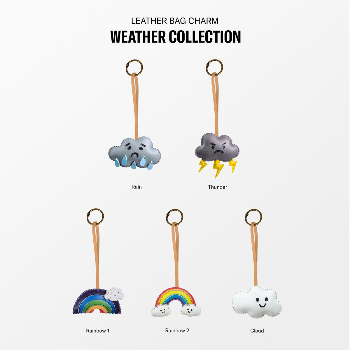 Weather Collection Leather Charm