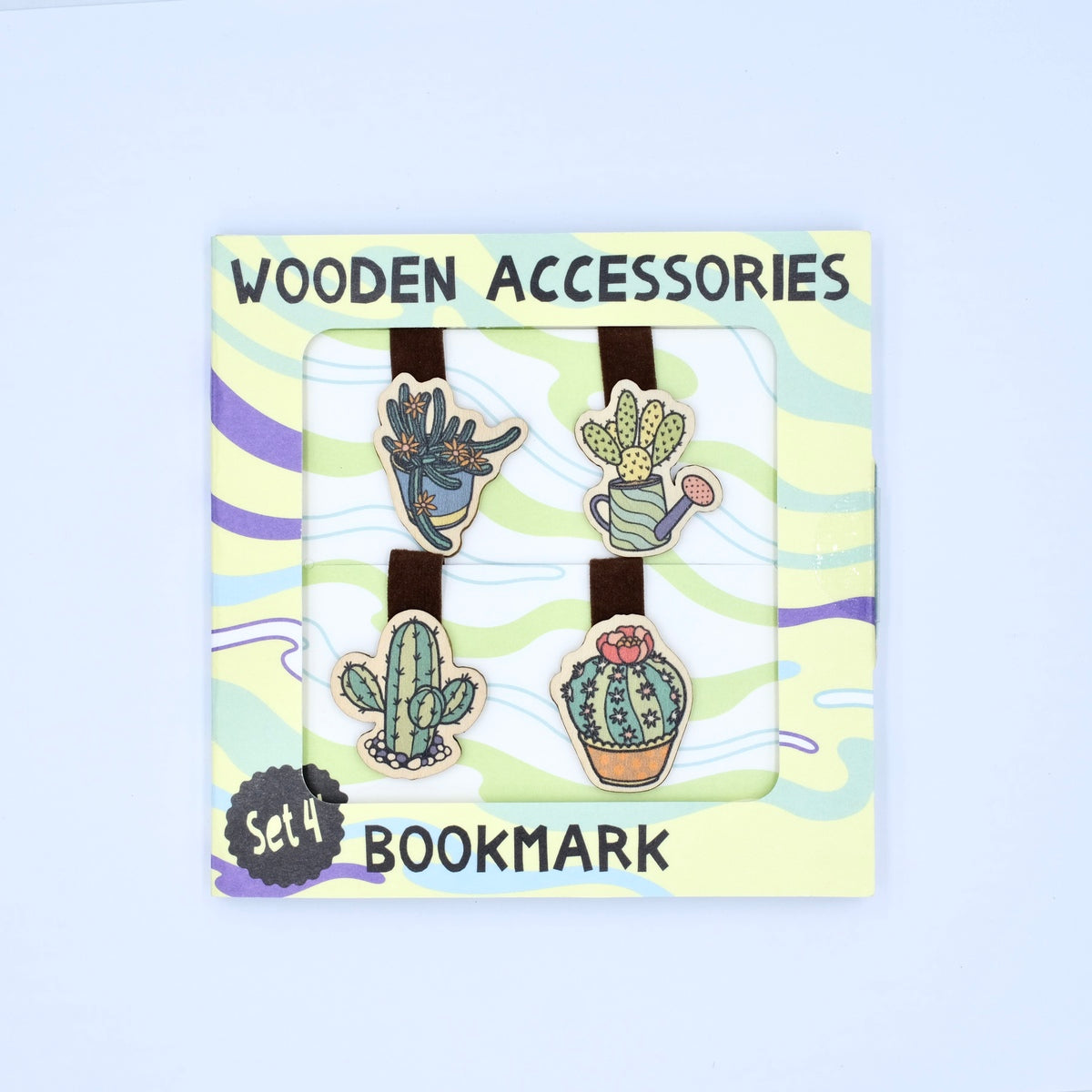 Wooden Bookmark (Set 4) - Plant & Insect