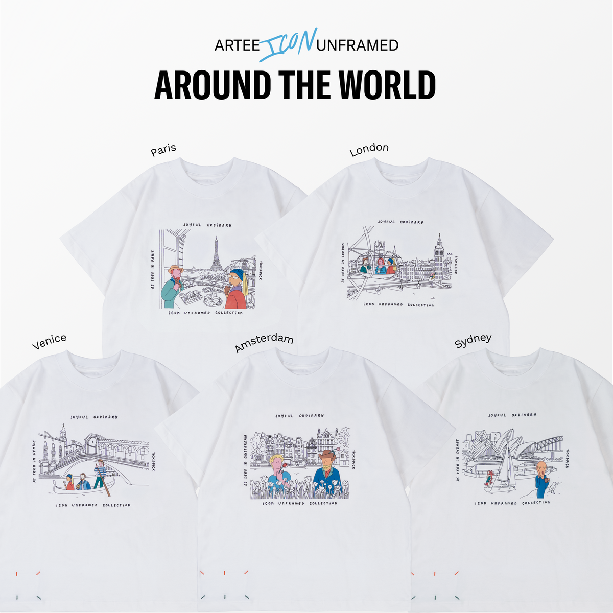 ARTee Icon Unframed Around the World