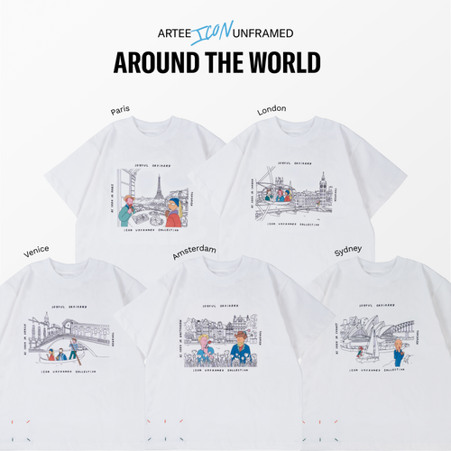 ARTee Icon Unframed Around the World