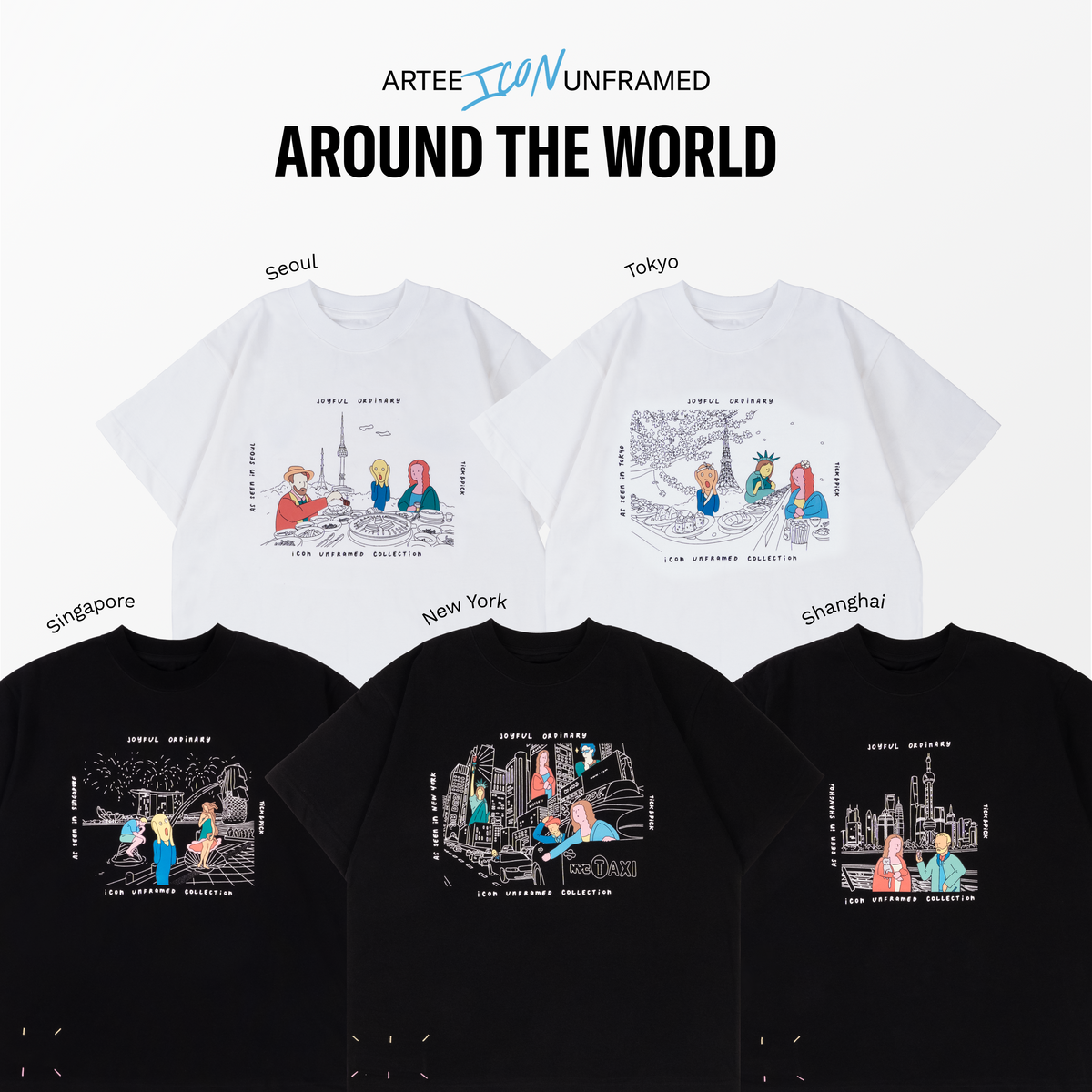 ARTee Icon Unframed Around the World