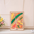 World Wooden City Map - Asia Collection