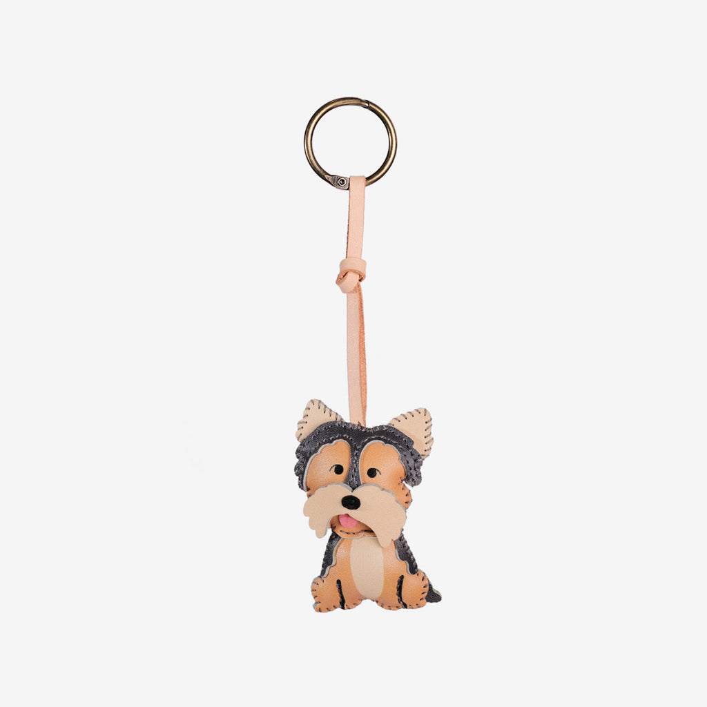 Yorkshire Terrier Leather Bag Charm-376