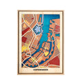 World Wooden City Map - Northern EU Cities