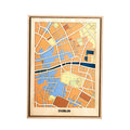 World Wooden City Map - EU Cities