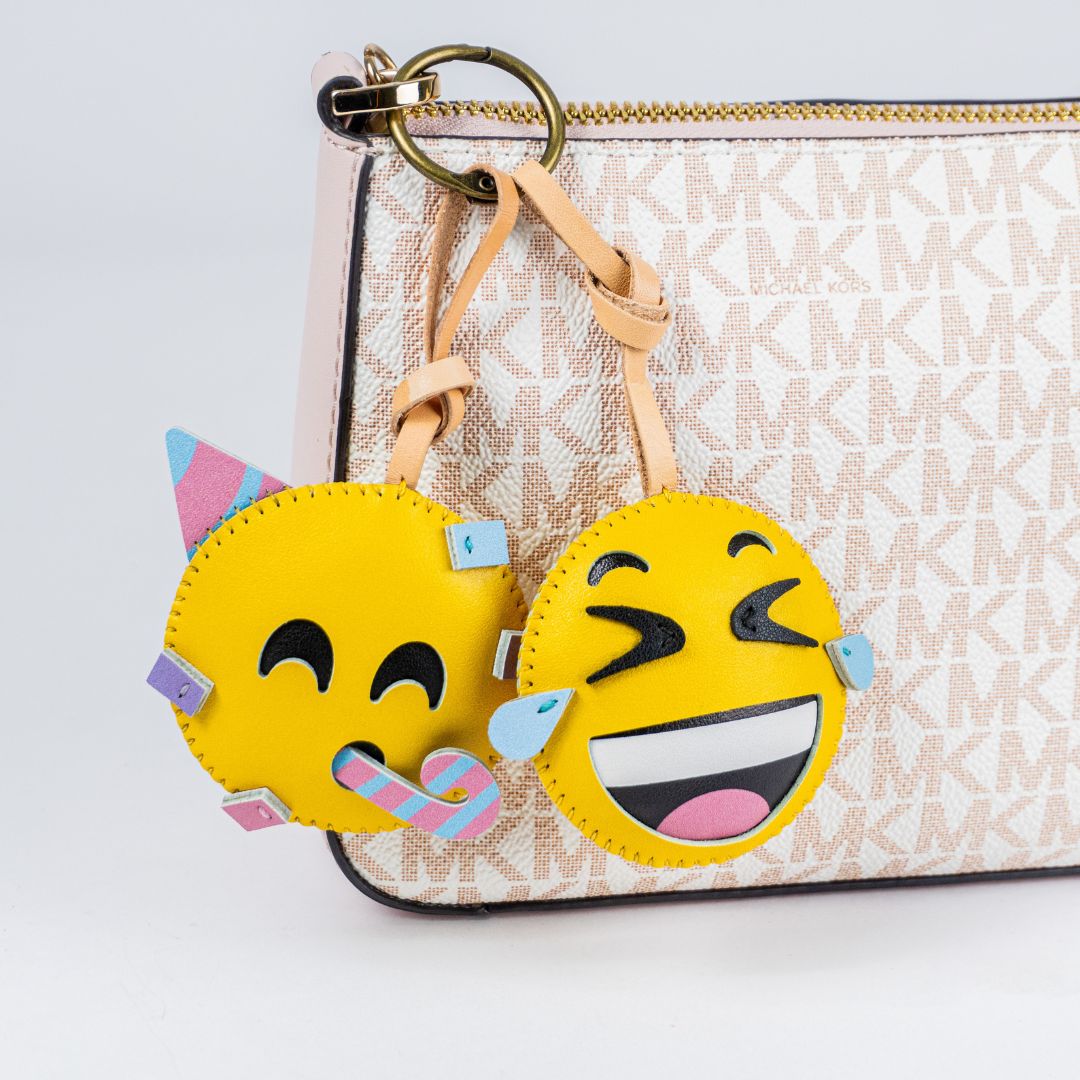 Emoji Collection Leather Charm