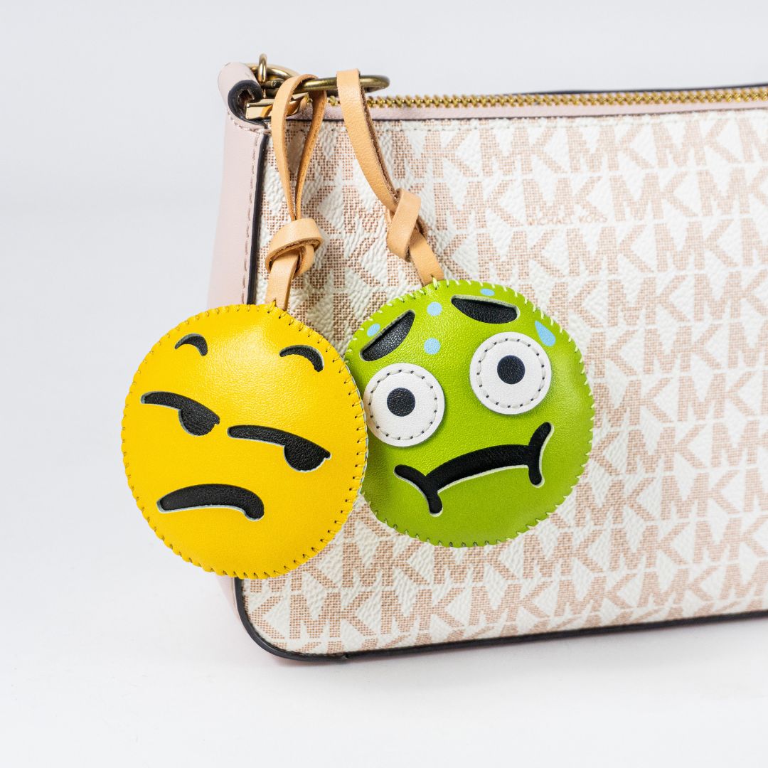 Emoji Collection Leather Charm