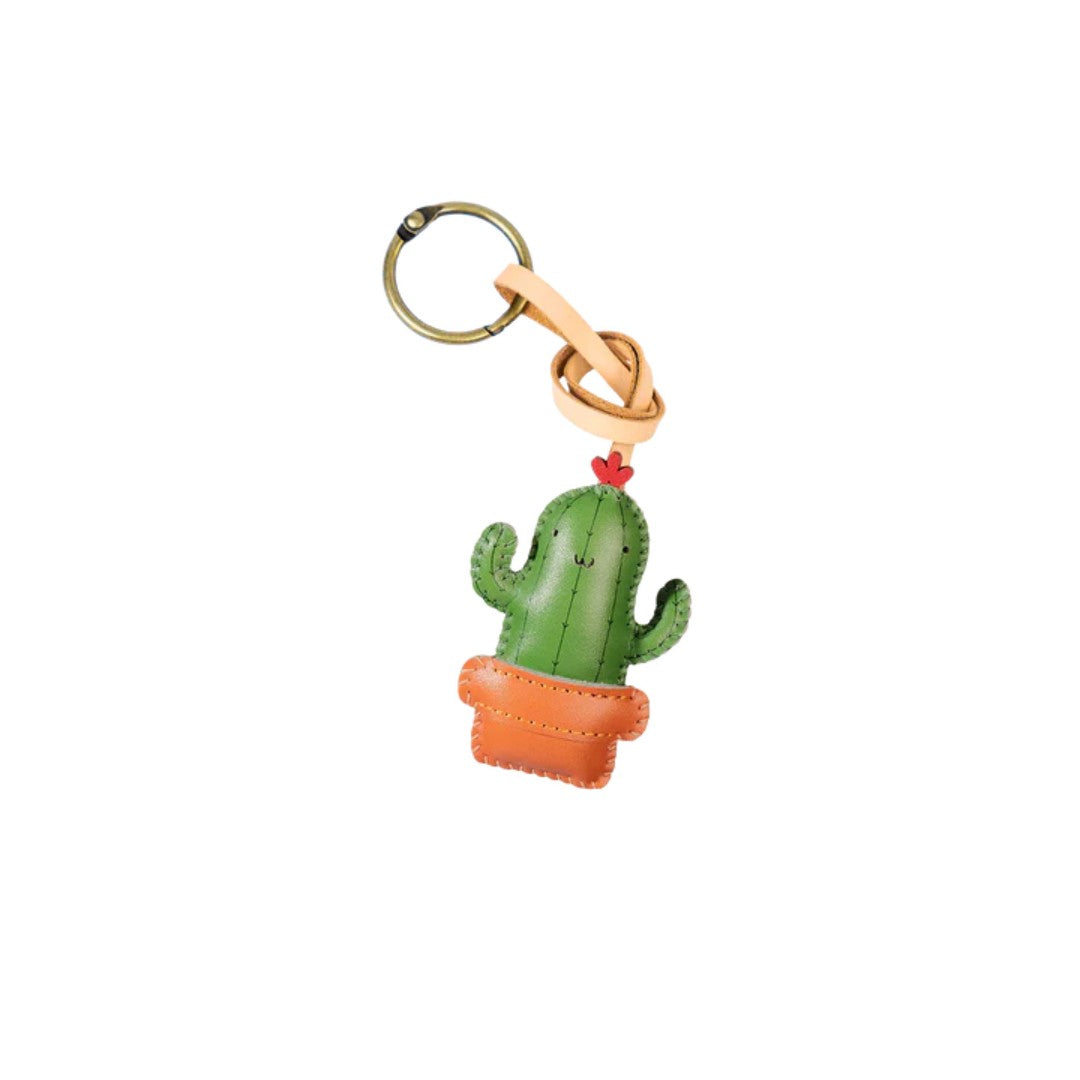 Flower Collection Leather Charm