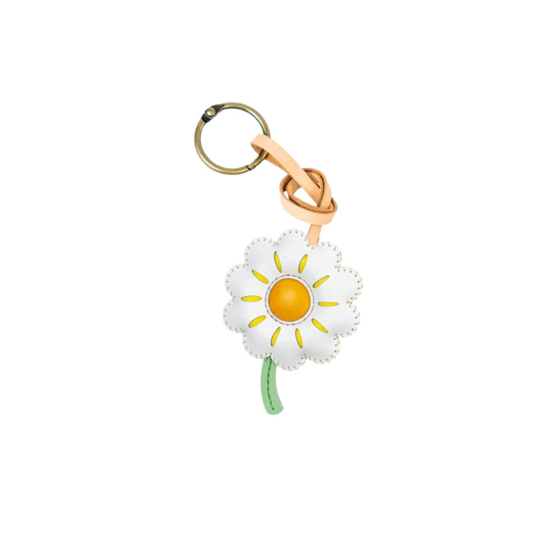Flower Collection Leather Charm