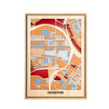 Wooden City Maps of American Cities