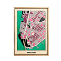 Wooden City Maps of American Cities - Eastern US