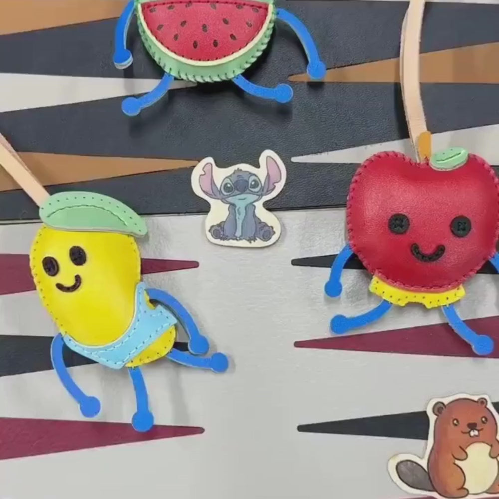 Fruits Collection Leather Charm