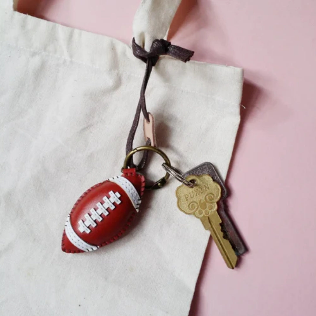 Sports Collection Leather Charm