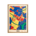 World Wooden City Map - Southern EU Cities