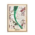 World Wooden City Map - Eastern EU Cities