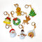 Christmas Leather Bag Charm Collection